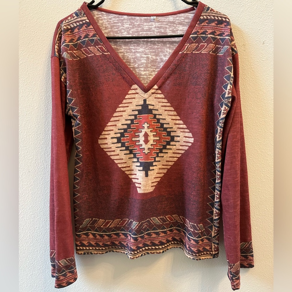 New, never worn western top